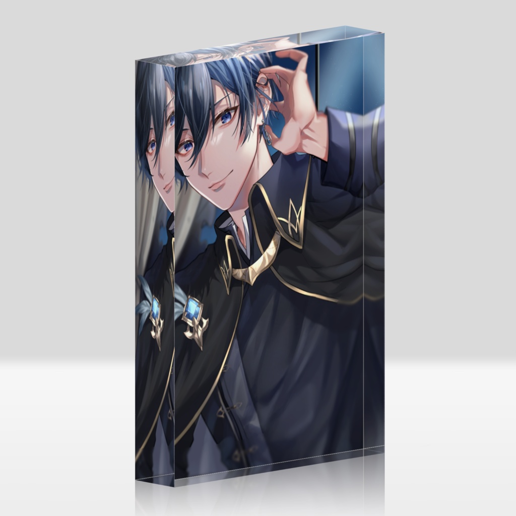 黒間タクト オリジナルピアス発売記念アクリルブロック