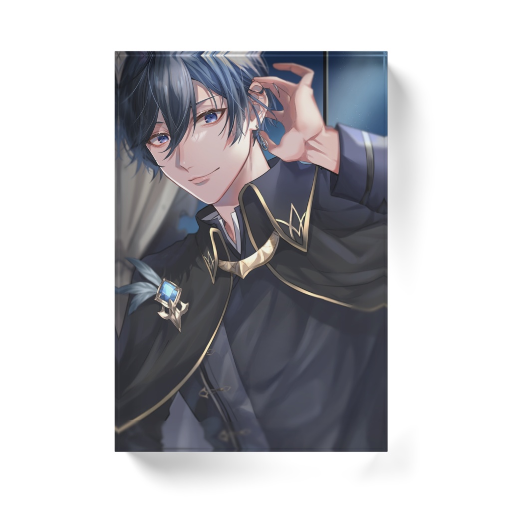 黒間タクト オリジナルピアス発売記念アクリルブロック