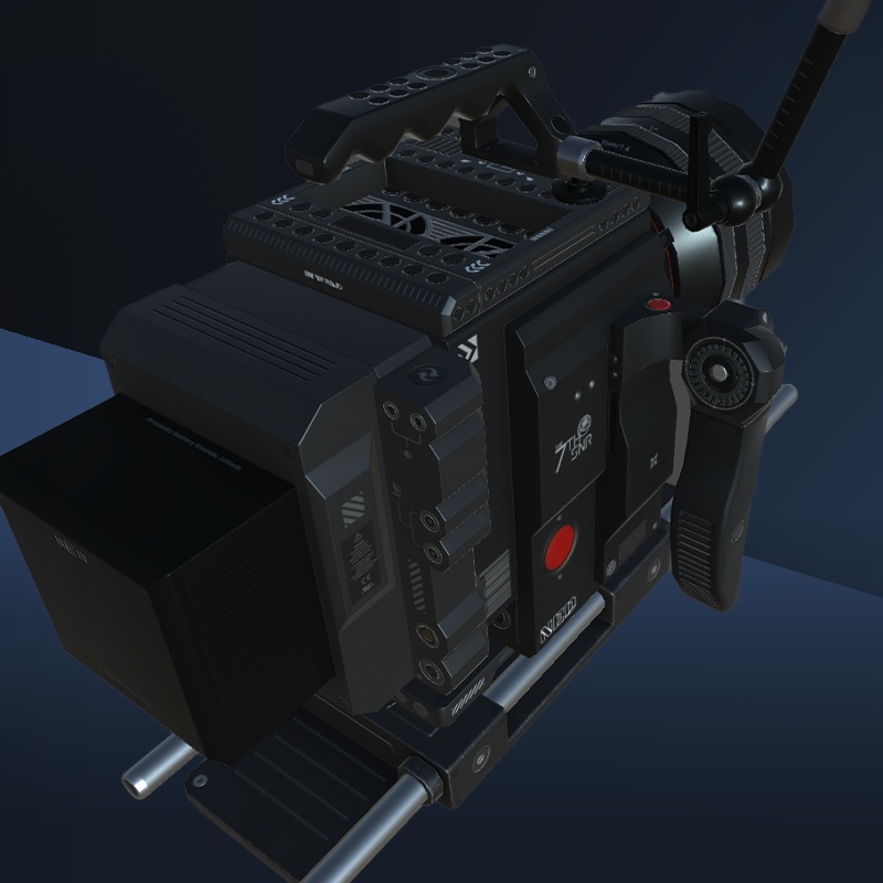 【3Dモデル】シネマカメラ NEDセット