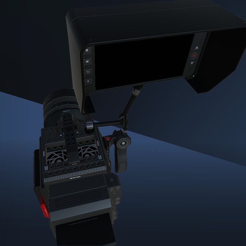 【3Dモデル】シネマカメラ NEDセット