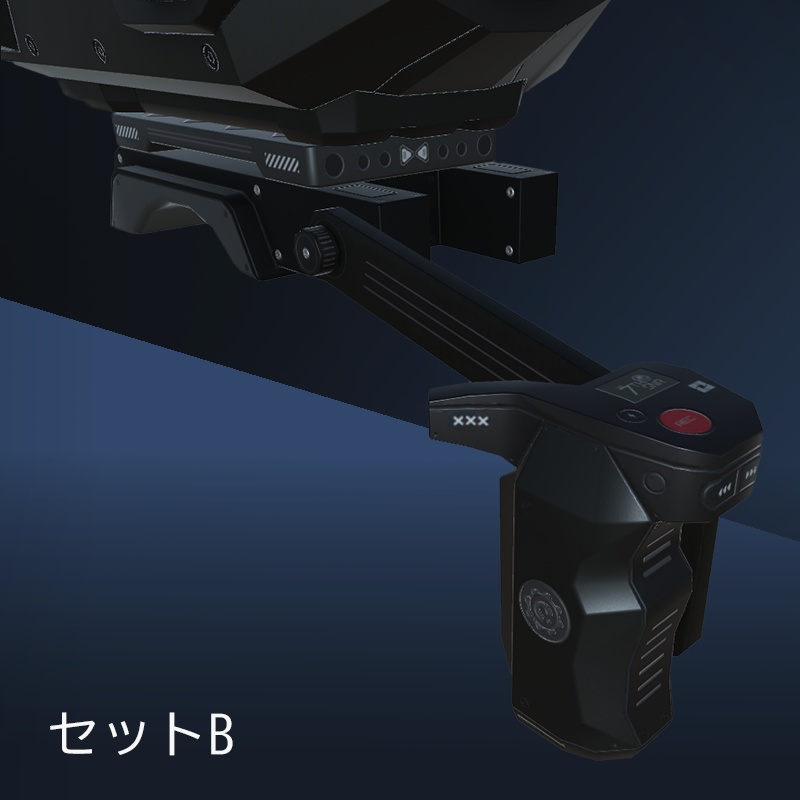 【3Dモデル】シネマカメラ Darkraftセット