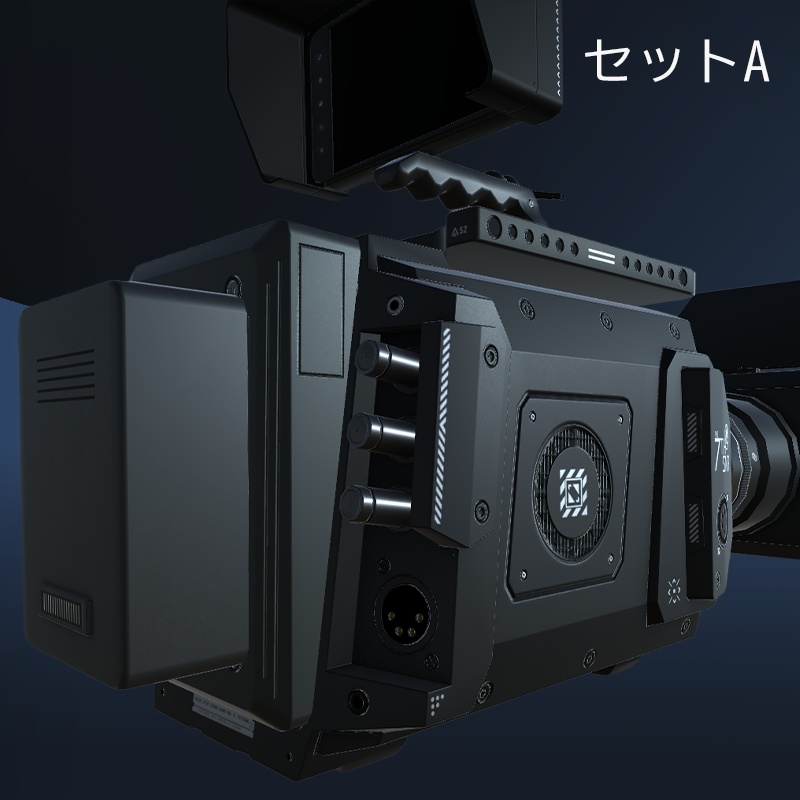 【3Dモデル】シネマカメラ Darkraftセット