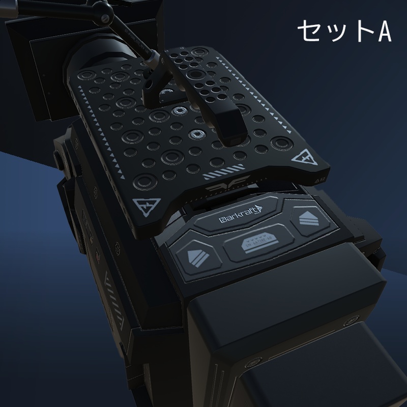 【3Dモデル】シネマカメラ Darkraftセット