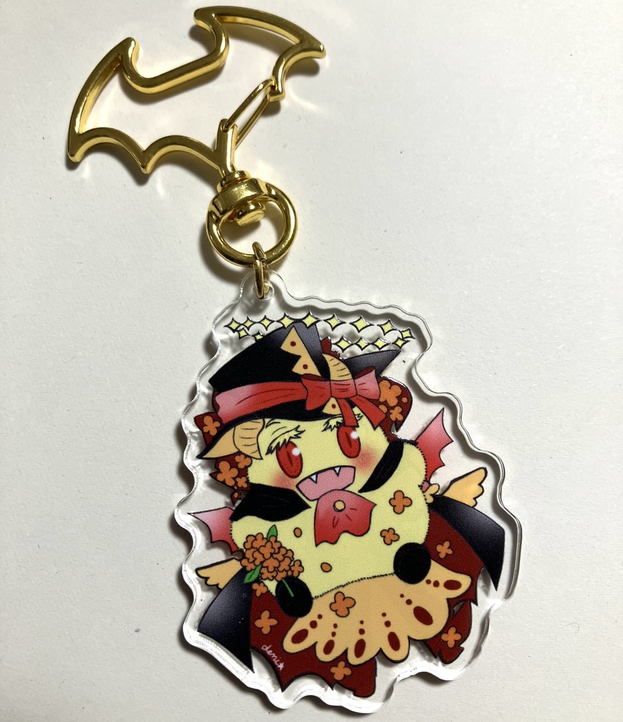 マルク君のキーキーアクリルキーホルダー(リバーシブル)