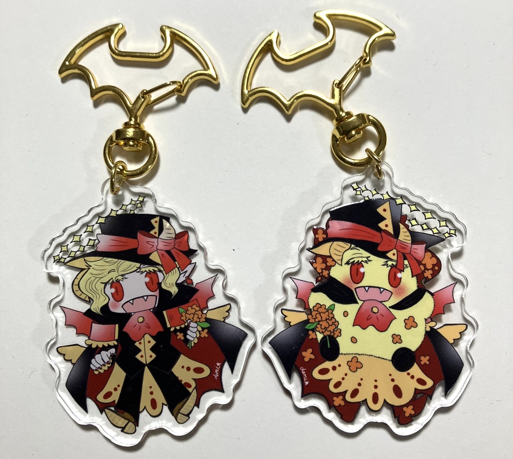 マルク君のキーキーアクリルキーホルダー(リバーシブル)