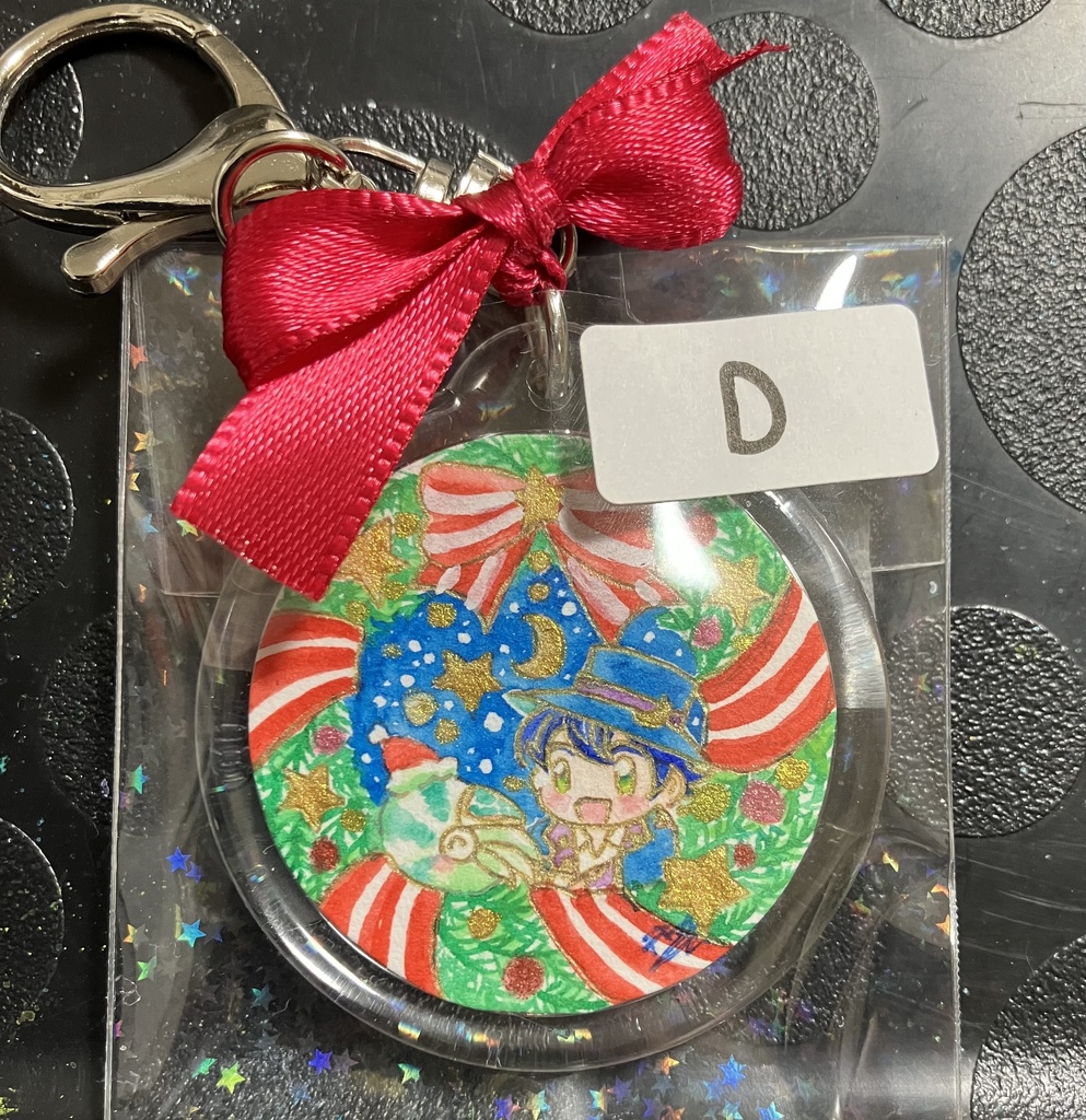 モフリーヌorチェンバロ&フランソワのキラキラ原画キーホルダー