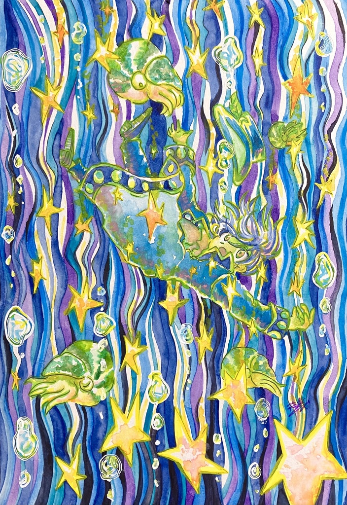 『銀河の海へおかえり』フレームレス作品