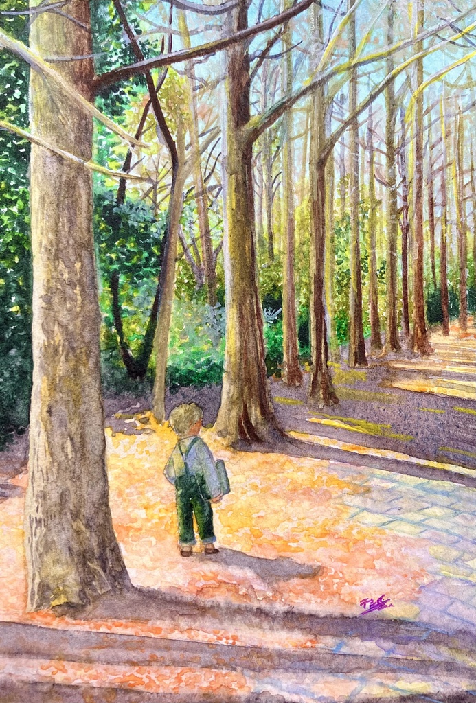『春の兆し』フレームレス作品