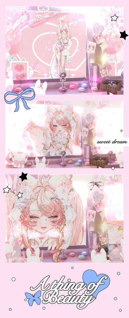 【動く背景】【VTuber向け】ピンク·動くライブ背景「𝙇𝙊𝙑𝙀 𝙂𝘼𝙈𝙀🕹️」 / 地雷系配信部屋♡背景素材/Valentine's Day/バレンタイン