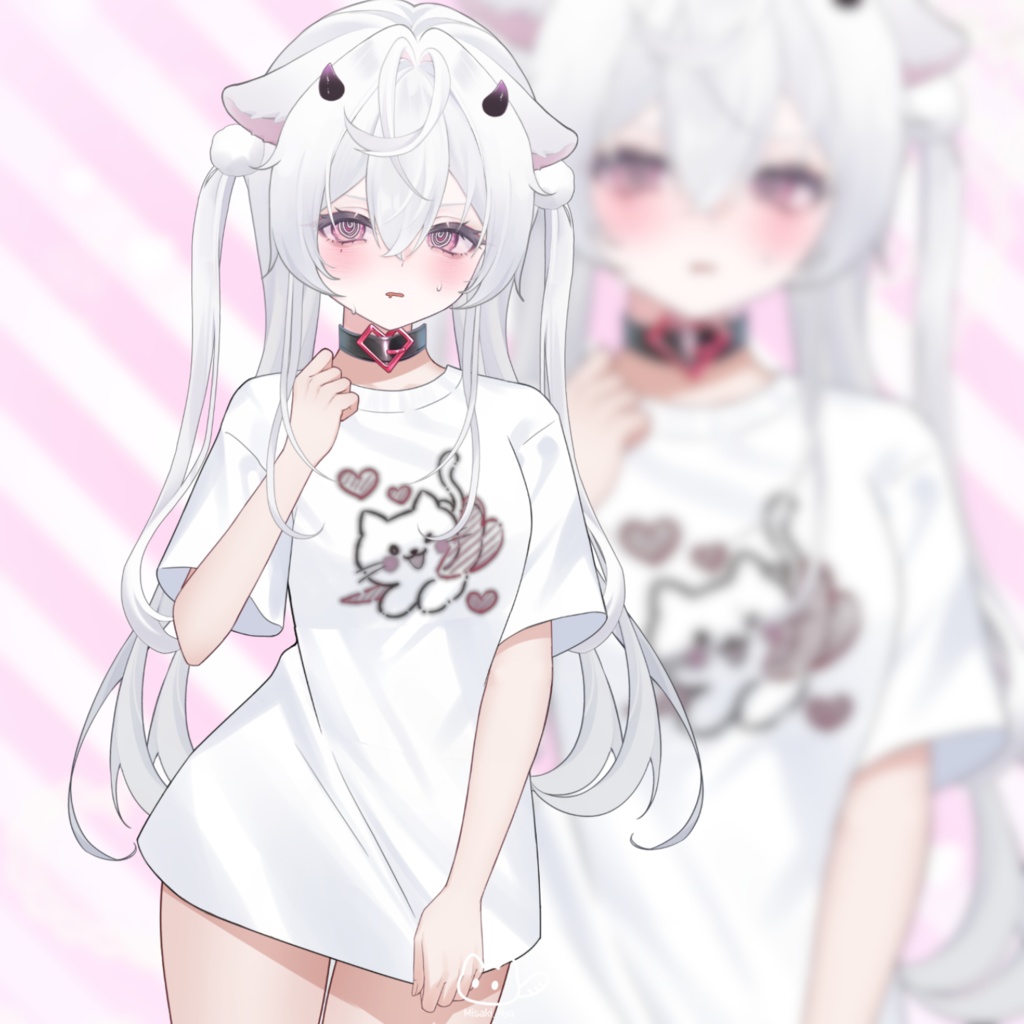 【VTS】【VTuber向け】✂️ OCのリポスト&いいね数で服をカットチャレンジ」に訳せます ✂️👗✨