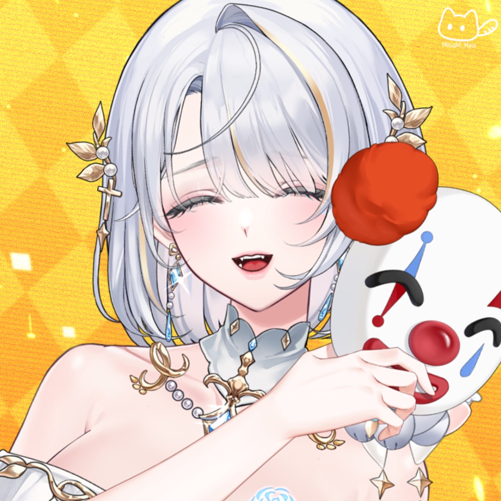 【VTS】【VTuber向け】🤡🎭手持ちJOKERマスク配信素材🎭🤡