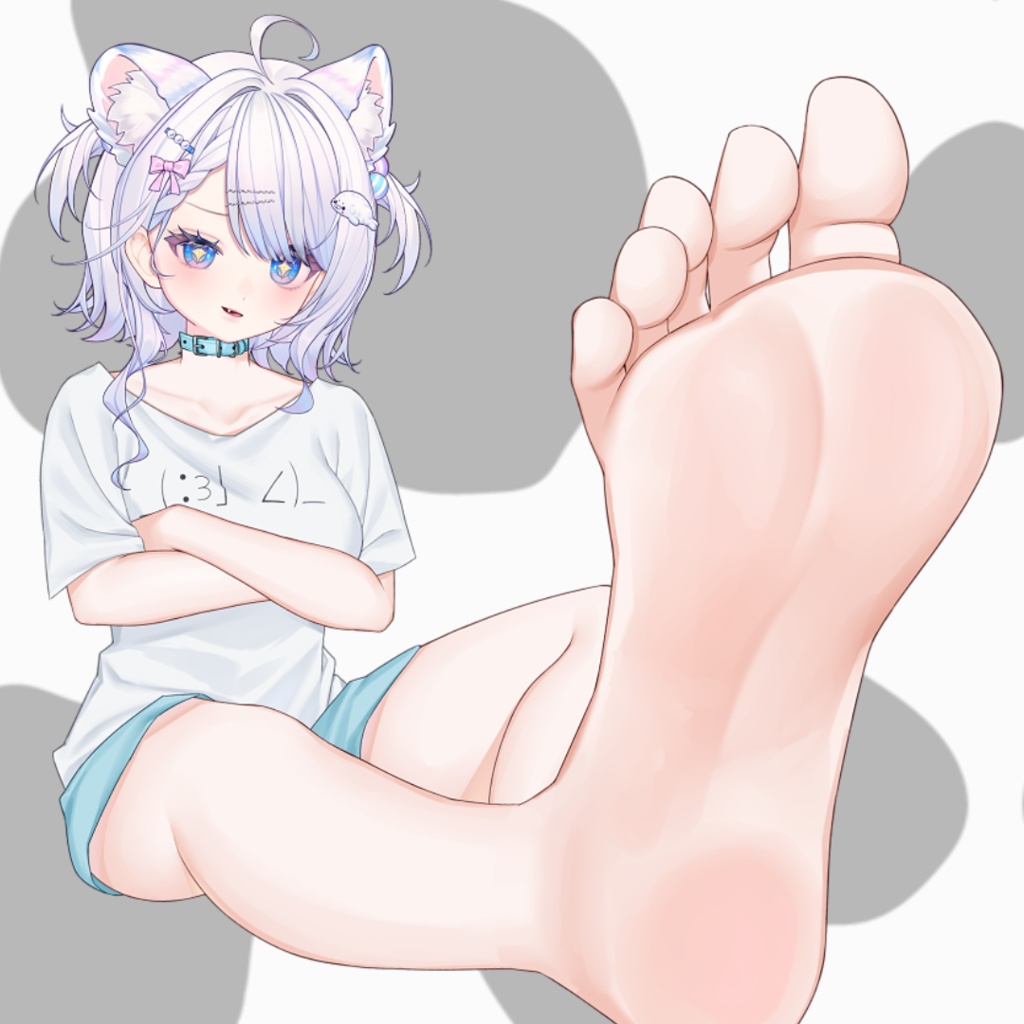 【VTS】【Live2d付き】🐱👣足チャージ攻撃♡🐾🐱【VTuber向け】