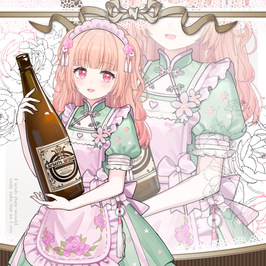 【VTuber向け】【Live2d付き】🍶桃源酔夢☘️Peachland Dreams ☘️【VTS】