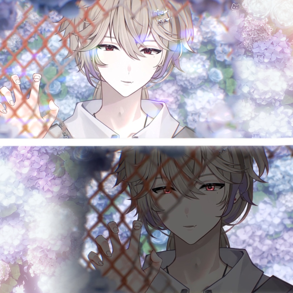 *夜差分BG追加*【動く背景】💜紫陽花✧˖° 梅雨🫧⁺◟✿/VTuber向け/PV背景プラン/配信部屋♡