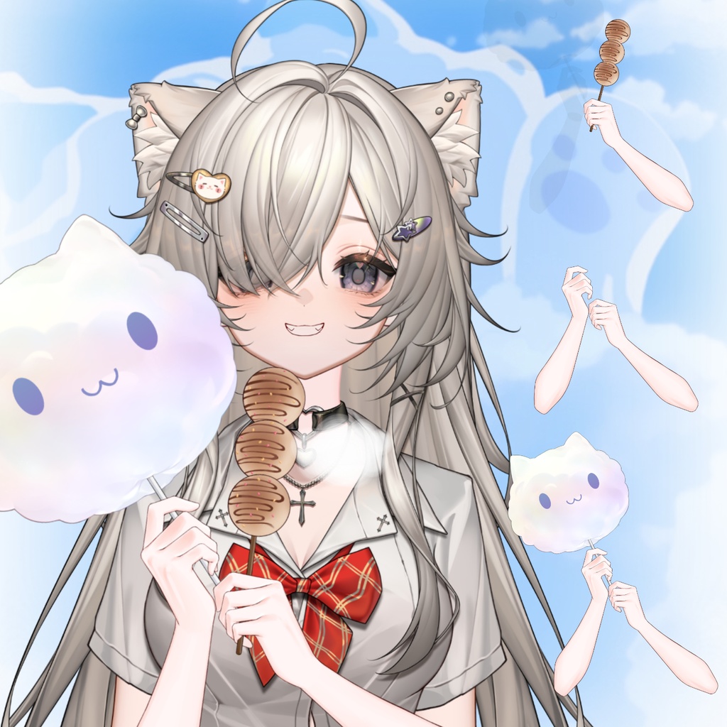 【動く背景】☁️わっかちゃんO º °🍹海辺でゆっくりしましょう~/動く背景素材/配信用背景/VTuber向け/PV背景プラン/動画素材/配信部屋♡