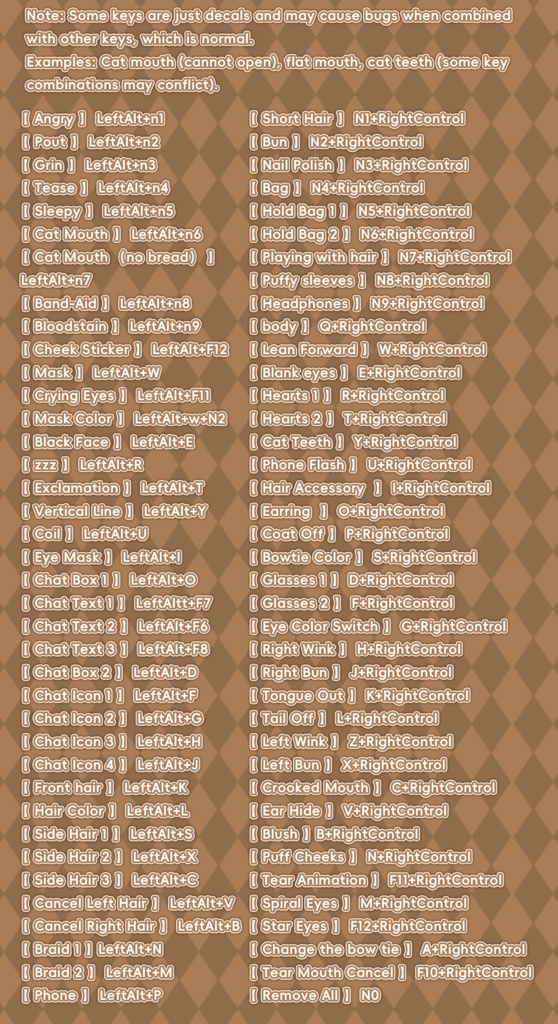 【Live2D Model/live2dモデル】楓糖可可🤎Ultra-high precision!!🤎JK🍁Generic Model