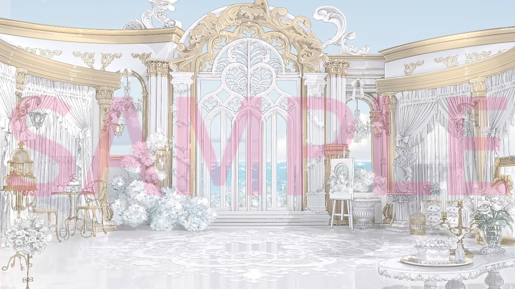 動く背景|🤍♱◆失楽園◇♱🖤|中世幻想風|動く背景素材/配信用背景/VTuber向け/動画素材/配信部屋/天使と悪魔♡