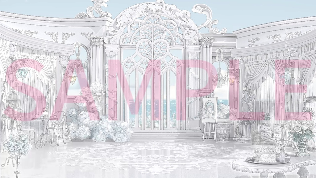 動く背景|🤍♱◆失楽園◇♱🖤|中世幻想風|動く背景素材/配信用背景/VTuber向け/動画素材/配信部屋/天使と悪魔♡