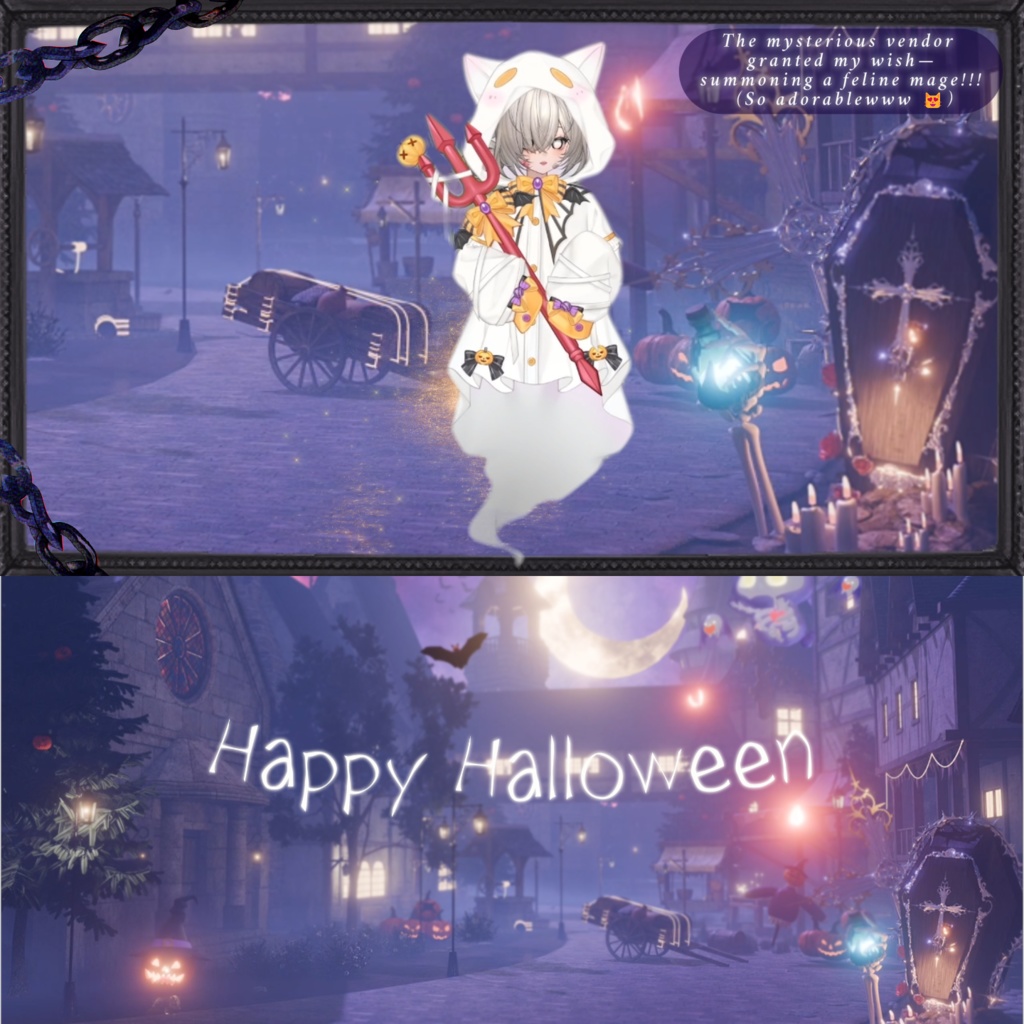 動く背景|📜ハロウィン変身【魔薬屋の主】〜🔮|中世幻想風|動く背景素材/配信用背景/VTuber向け/動画素材/配信部屋/魔法市場/魔薬