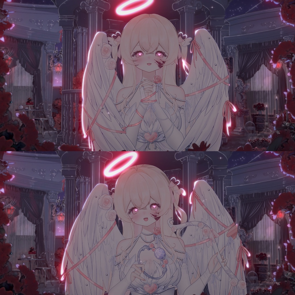 「Outfit Assets」Valentine's Day|愛の神の羽💗🪽 |バレンタイン&華麗な天使|VTuber向け|Live2d付き|【VTS】配信用素材/Live2D衣装アクセサリー