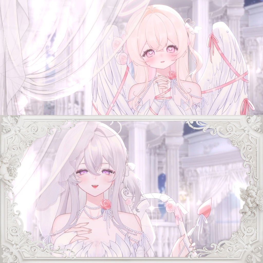 「Outfit Assets」Valentine's Day|愛の神の羽💗🪽 |バレンタイン&華麗な天使|VTuber向け|Live2d付き|【VTS】配信用素材/Live2D衣装アクセサリー
