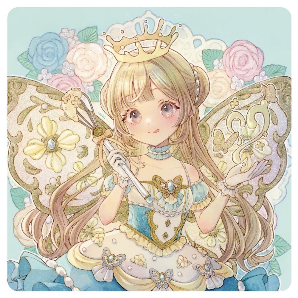 【倉庫発送】正方形カード「Milk Fairy」