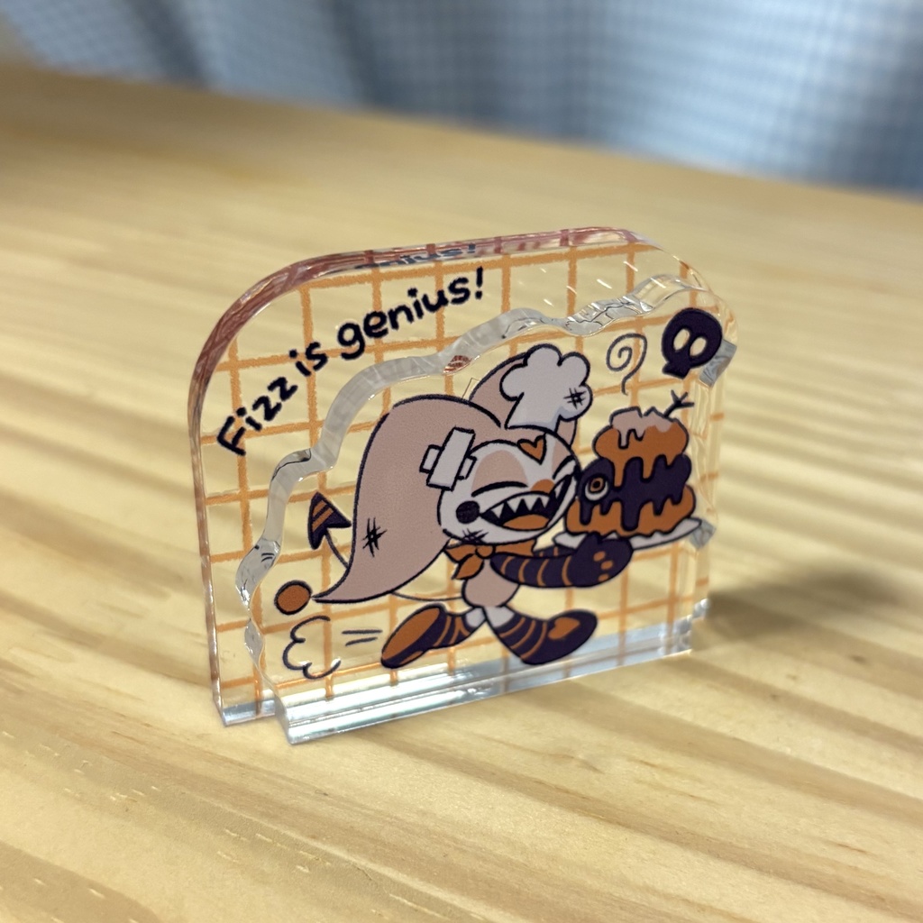 天才シェフ フィジーのアクリルマスコット