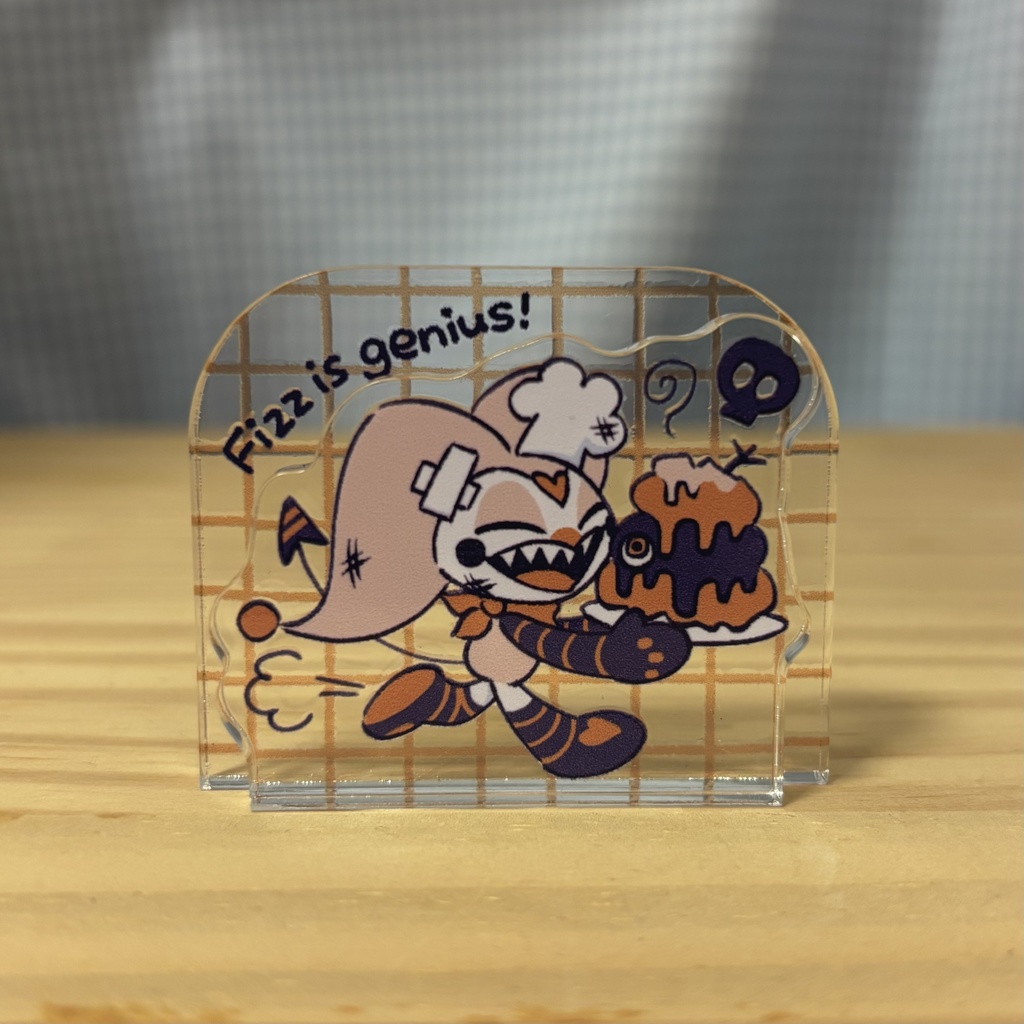 天才シェフ フィジーのアクリルマスコット