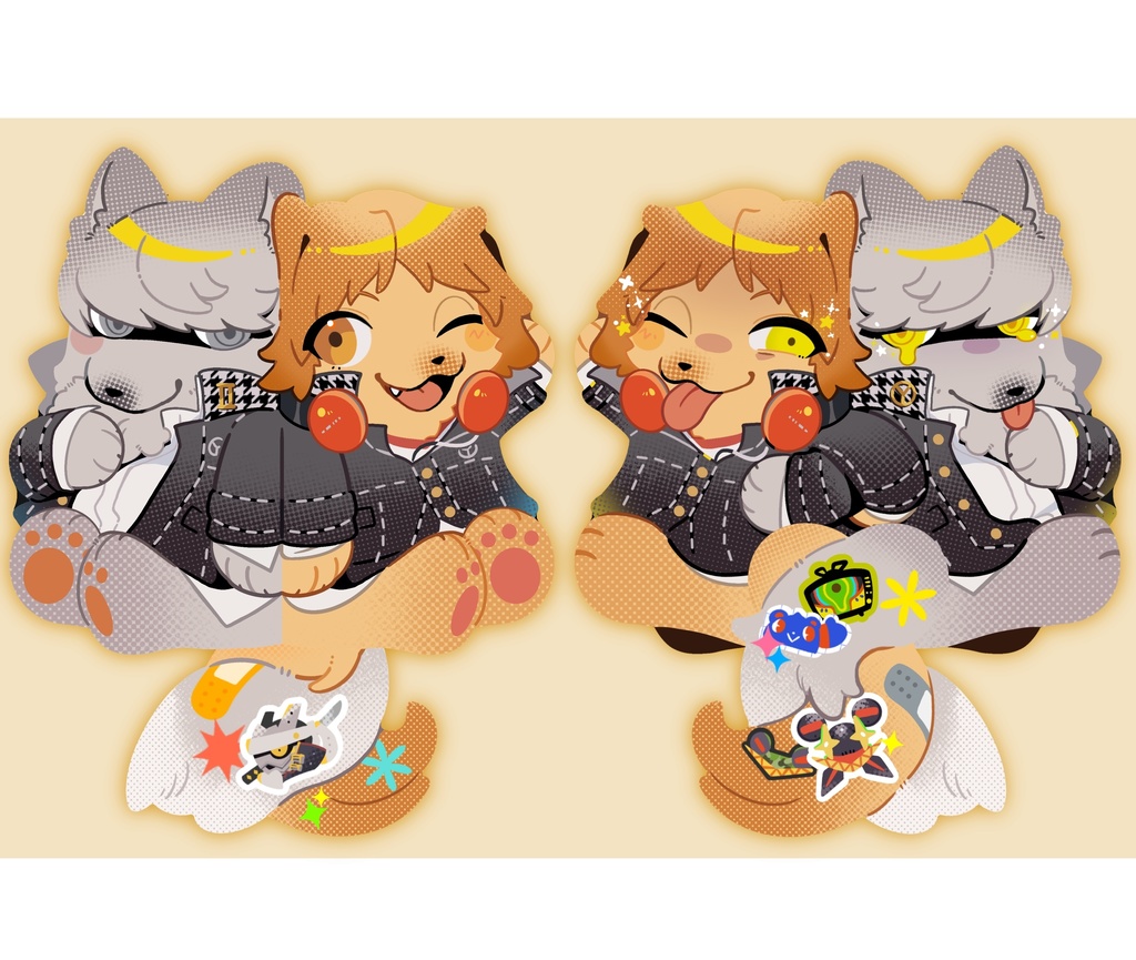 相棒ケモアクキー