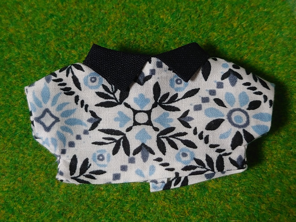 ★参考★大人な柄シャツ(10cmぬい用)