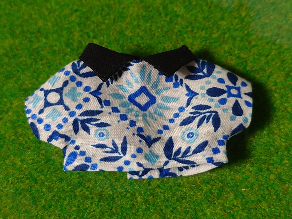 ★参考★大人な柄シャツ(10cmぬい用)