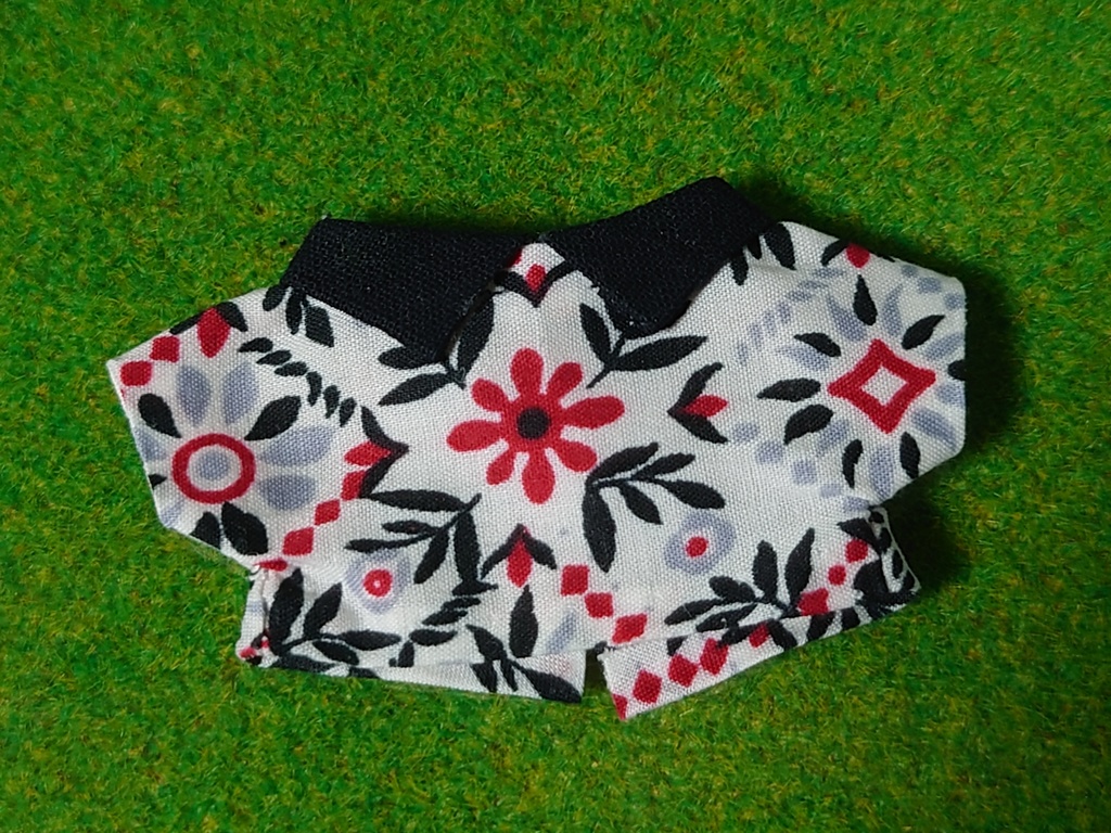 ★参考★大人な柄シャツ(10cmぬい用)