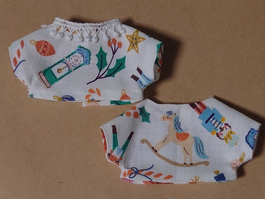 【クリスマス企画】クリスマスシャツ(10cmぬい用)