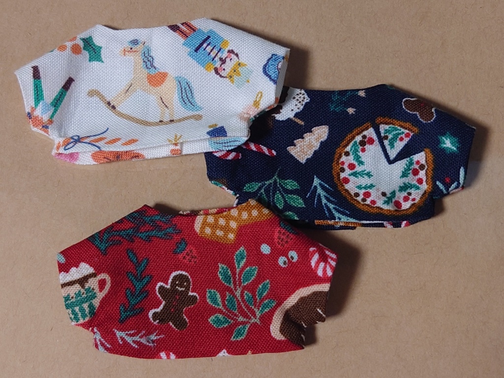 【クリスマス企画】クリスマスシャツ(10cmぬい用)