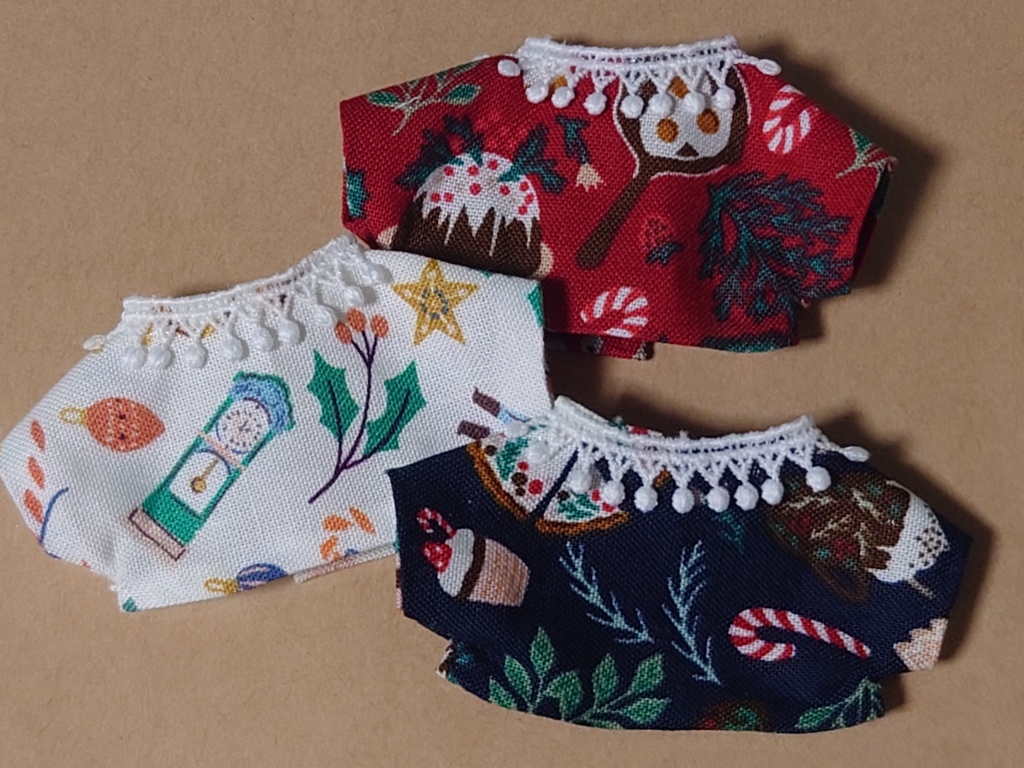 【クリスマス企画】クリスマスシャツ（10cmぬい用）
