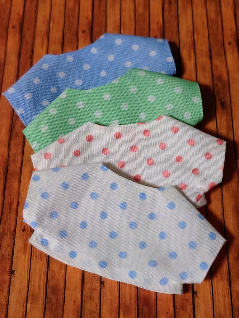 小さいドットのシャツ(10cmぬい用)
