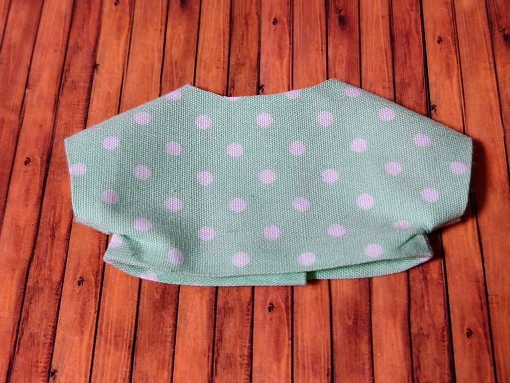 小さいドットのシャツ(10cmぬい用)