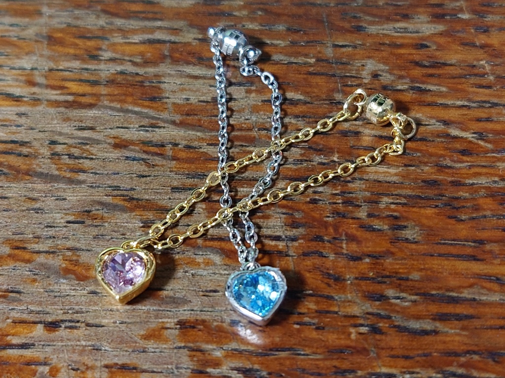 ハートネックレス【10cmぬい用】