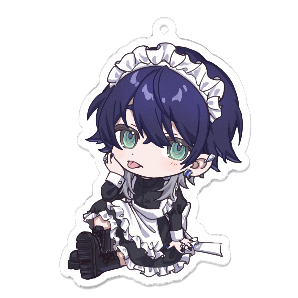 琉杏　ミニキャラアクキー（メイドVer.）