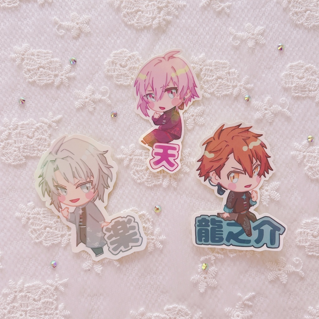 オーロラダイカットステッカー【オールキャラ+マネ】