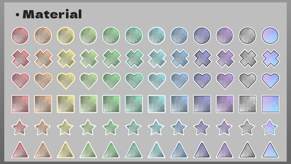 ☁️もくもく流れる☁️アニメーション付き!シンプルバッジ