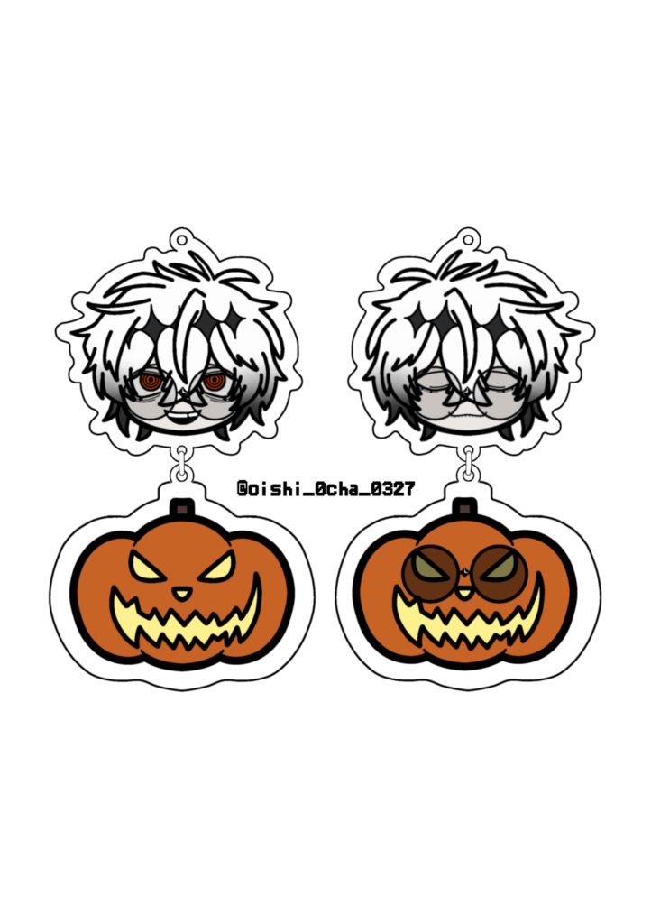 【スカリー】ゆらゆらゆれるアクリルキーホルダー