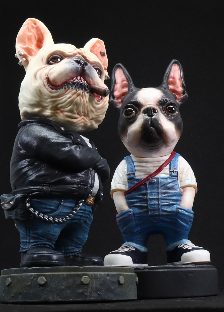 "BABY" ボストンテリア(小) 未塗装 ガレージキット