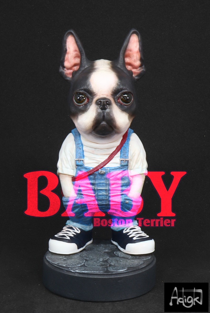 "BABY" ボストンテリア（小） 未塗装 ガレージキット