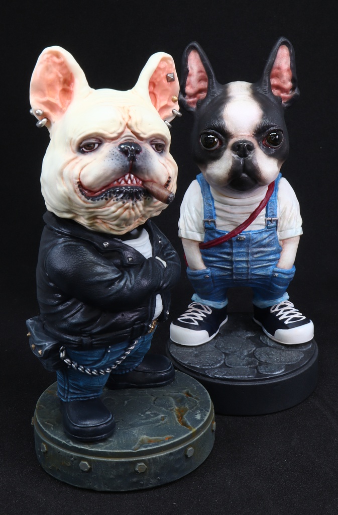 "BABY" ボストンテリア(小) 未塗装 ガレージキット