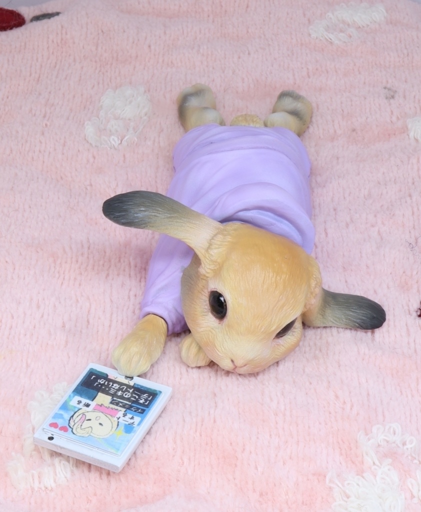 巣ごもりウサギ ガレージキット 未塗装 未組み立て ガレージキット