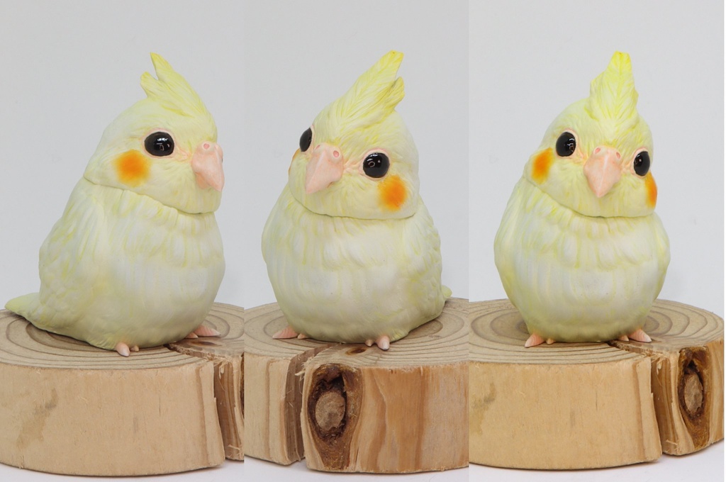 受注生産 おかめたん レモンイエローレジン ガレージキット