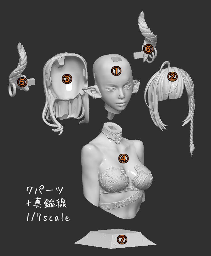 【受注生産】 PUNK the Dragon レジンバストキット