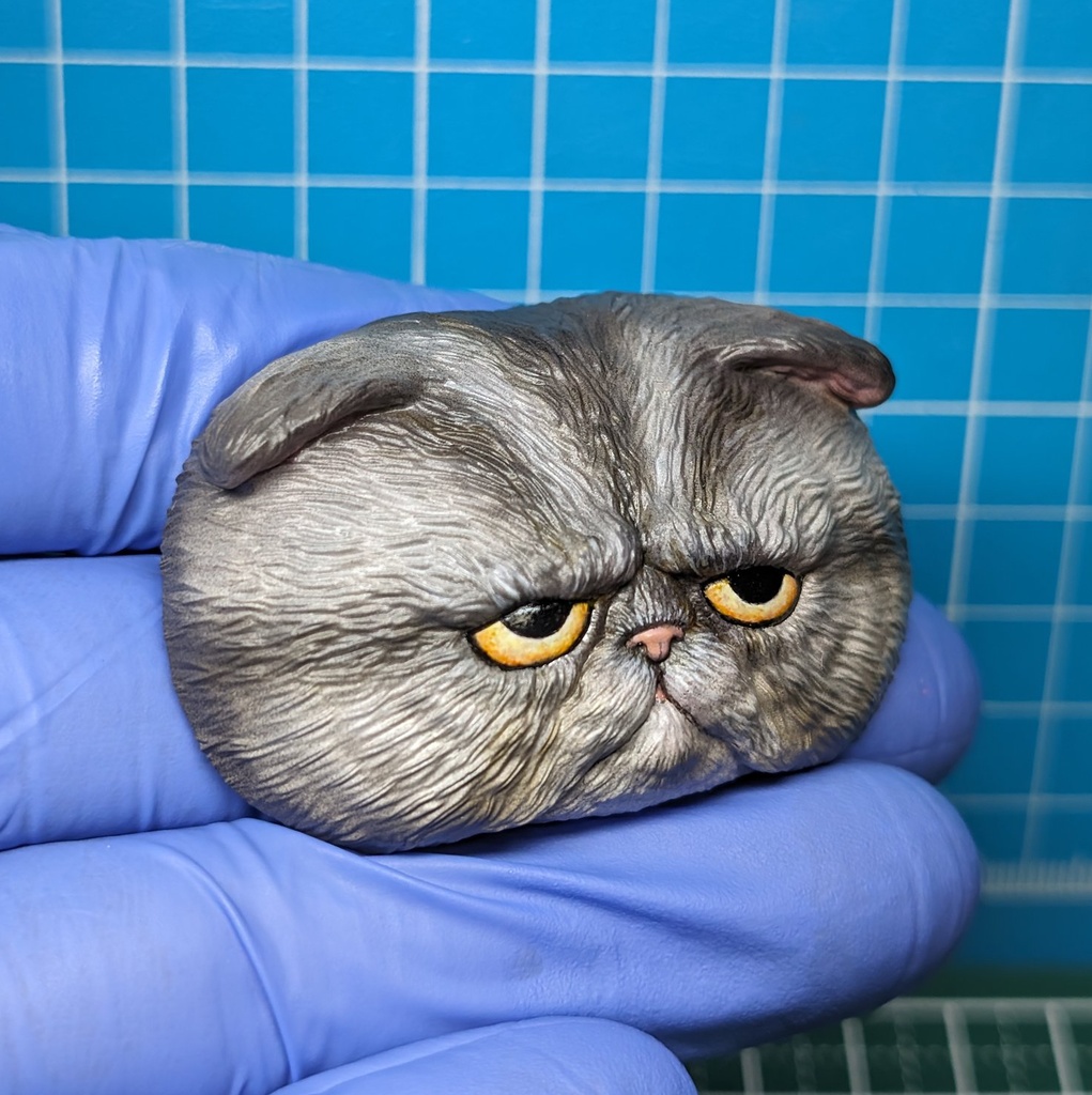 スコティッシュフォールド マグネット(未塗装)