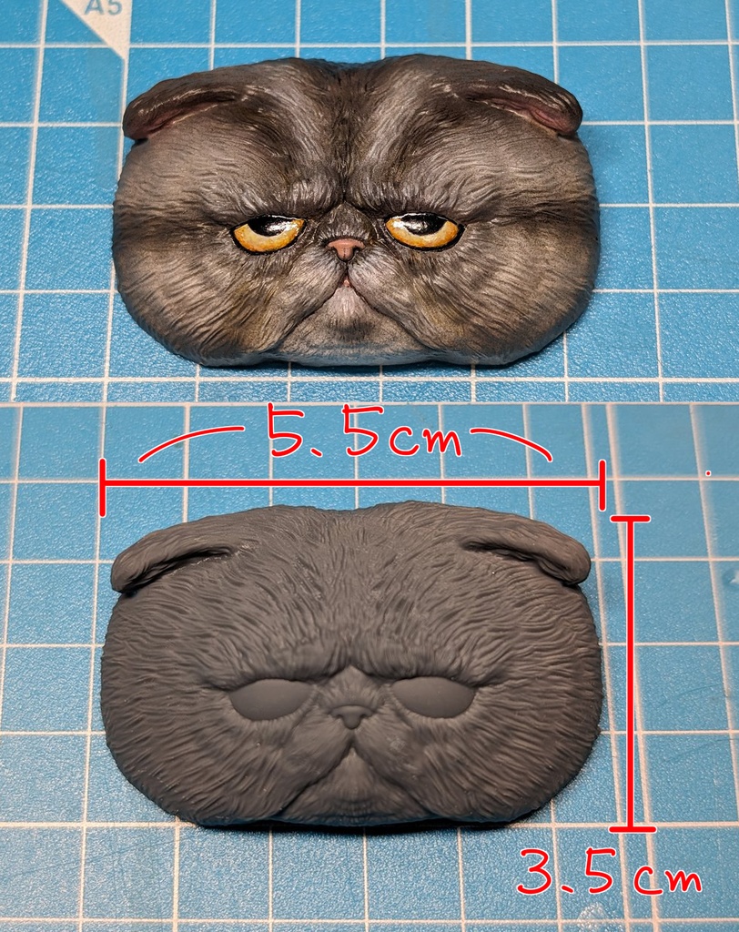 スコティッシュフォールド マグネット(未塗装)